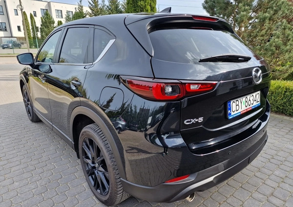 Mazda CX-5 cena 121000 przebieg: 16000, rok produkcji 2022 z Kleszczele małe 781